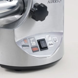 Alberto meat grinder aluminum die casting polypropylene 1.5kg/min
