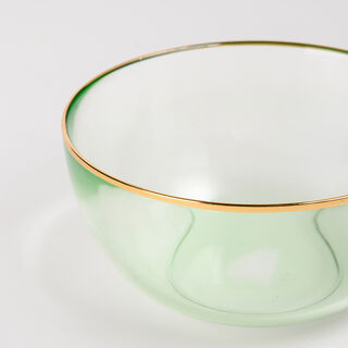 La Mesa pink porcelain/glass 18 pc dinner set