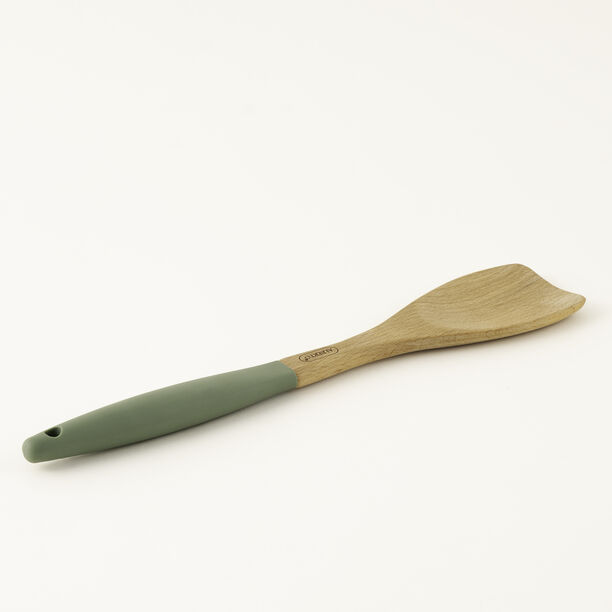 البرتو ملعقة تقديم خشب مشقوقة أخضر 37*7*2 سم image number 1
