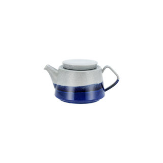 Grey and blue porcelain English tea cups set 13 pcs