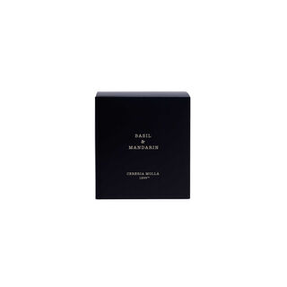 3 wick basil & mandarín scented jar candle 600 g