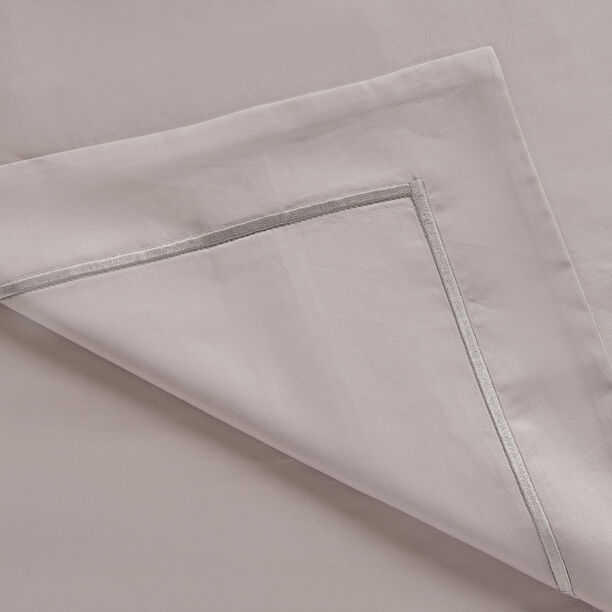 Boutique Blanche Duvet Cover Set 100% Cotton 400Tc Egyptian Super King Silver 260*240 Cm image number 1