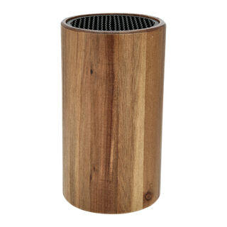 Alberto Acacia Wood Knife Block Holder 
