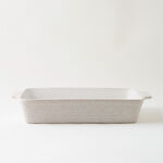  La Mesa oven to table wavy rectangular dish 43*26*7.5cm, beige image number 0