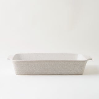  La Mesa oven to table wavy rectangular dish 43*26*7.5cm, beige