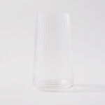 La Mesa 4 Pcs Ribbed Highball Glass Set, Clear 8*8*14.2 Cm image number 3