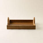 Dallaty Wooden Serving Tray With Handle 40*30*13.5Cm image number 0