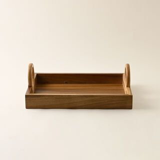 Dallaty Wooden Serving Tray With Handle 40*30*13.5Cm