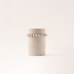 Selah collection off white ceramic oud burner 13*13*17 cm image number 1