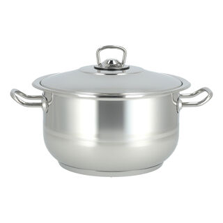 7 Piece Cookware Set Stainless With Stainless steel Lid