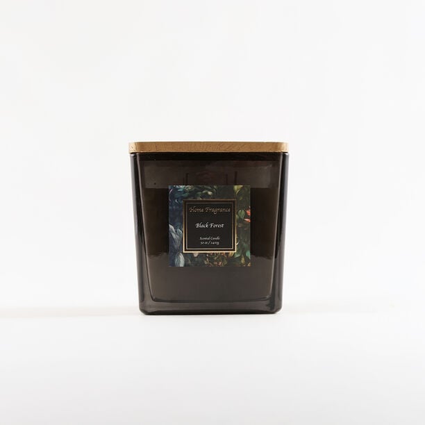 Homez scented candle glass black forest 1400 g image number 2