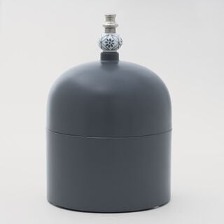 La Mesa Serving Pot, Matt Grey, 20.5 Cm