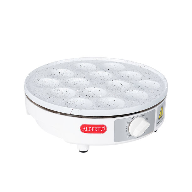 Alberto white pop cake maker 700W, 14 slots image number 1