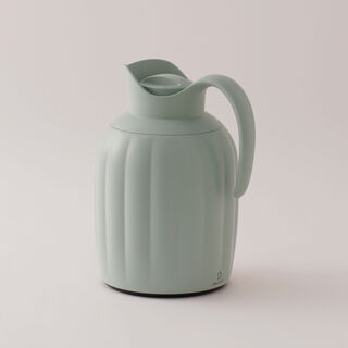 دلتي دلة حافظة للحرارة بلاستيك، أخضر 1لتر