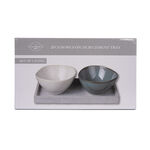 2 Pcs Serving Bowl On Cement 33 Cm image number 2