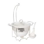 La Mesa Food Warmer With Hanger Silver 13"  image number 0