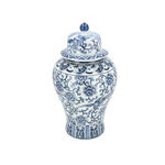 Deco Jar Blue And White 29 *29 *52 cm image number 3