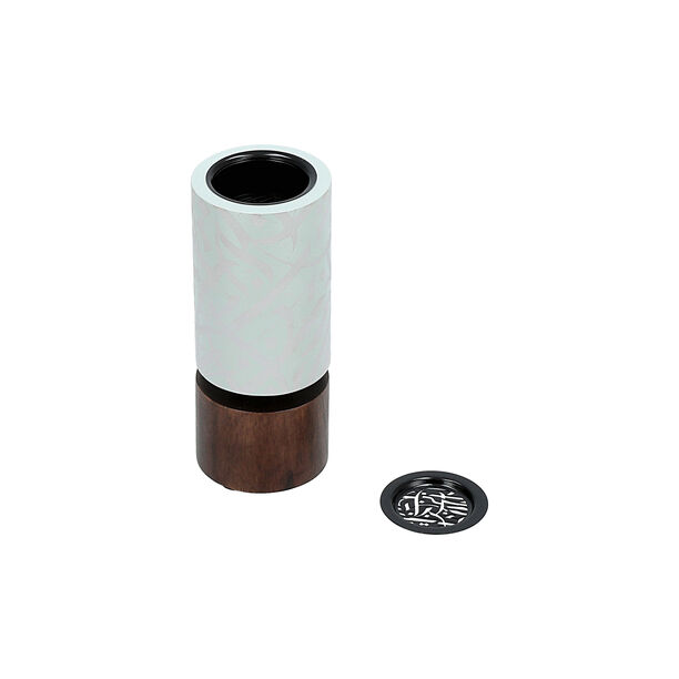 Salam Wood and Metal Oud Burner Dia 8.5 *Ht 19 Cm image number 2