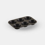 Alberto Bakeware Set Carbon Steel Black 42.8*28.8*11 Cm 6 Pcs image number 4