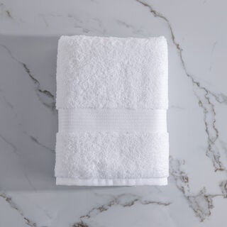 Boutique Blanche White Egyptian Cotton Luxury Hand Towel, 90*50 Cm