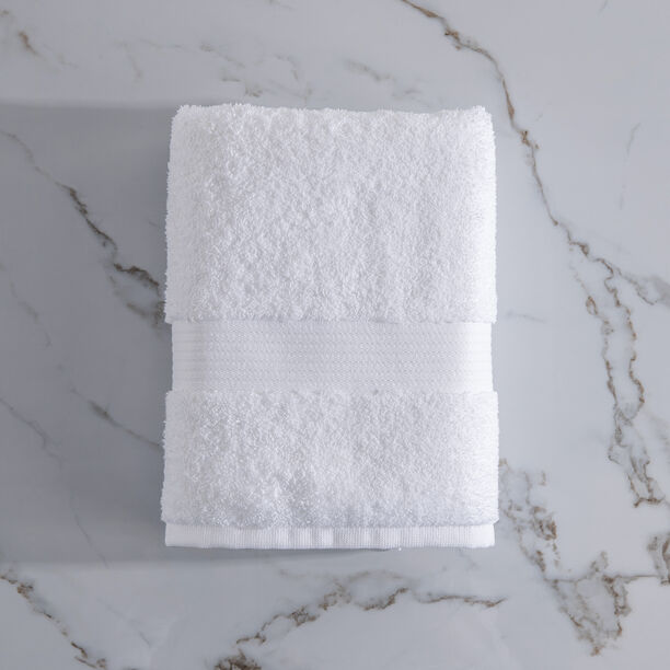 Boutique Blanche White Egyptian Cotton Luxury Hand Towel, 90*50 Cm image number 0