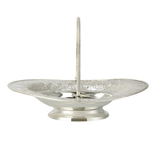 AMBRA SILVER PLATED BASKET