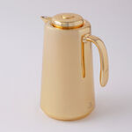 Dallaty Plastic Vacuum Flask With Acrylic Handle, Gold 1L image number 0