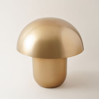 هومز مصباح طاولة دائري معدني، ذهبي 39*39*39سم