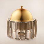 La Mesa Stainless Steel Food Warmer 3L, Gold and silver image number 0