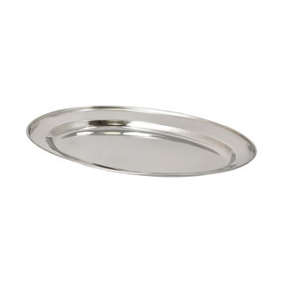 Stainless Steel Oval Serving Tray