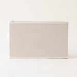 Homez Clothes Organizer Storage Box Polyester, Beige 34*27*22Cm image number 2