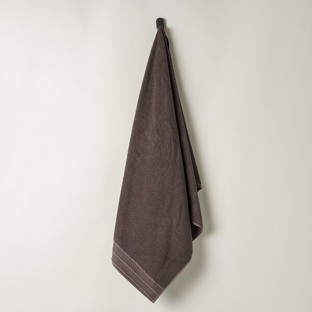 Boutique Blanche jaquard cotton bath towel, brown, 140*70cm image number 0