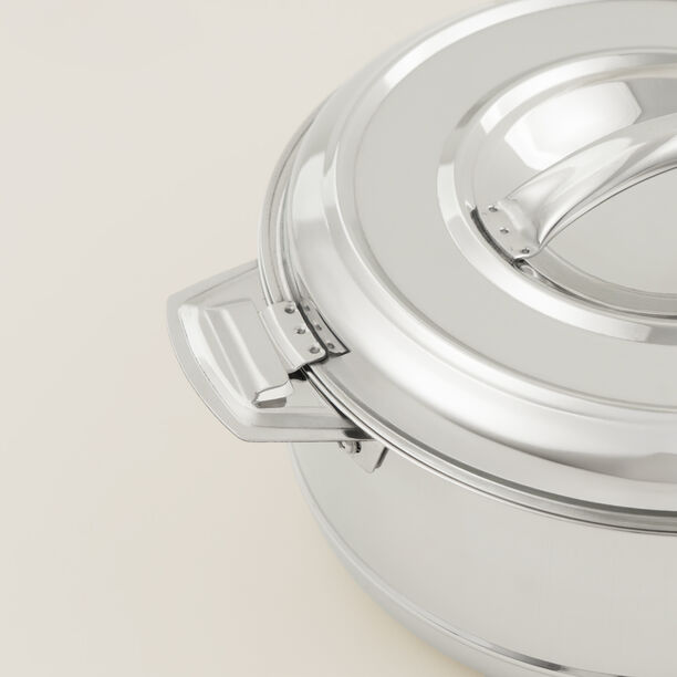 Maxima 3Pcs Stainless Steel Hotpot set image number 2