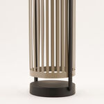 Homez metal solar lantern, grey 14.5*12.5*40cm image number 3