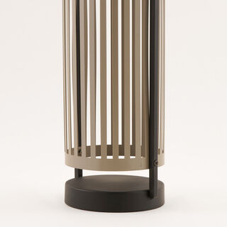 هومز فانوس شمسي معدني رمادي 14.5*12.5*40سم