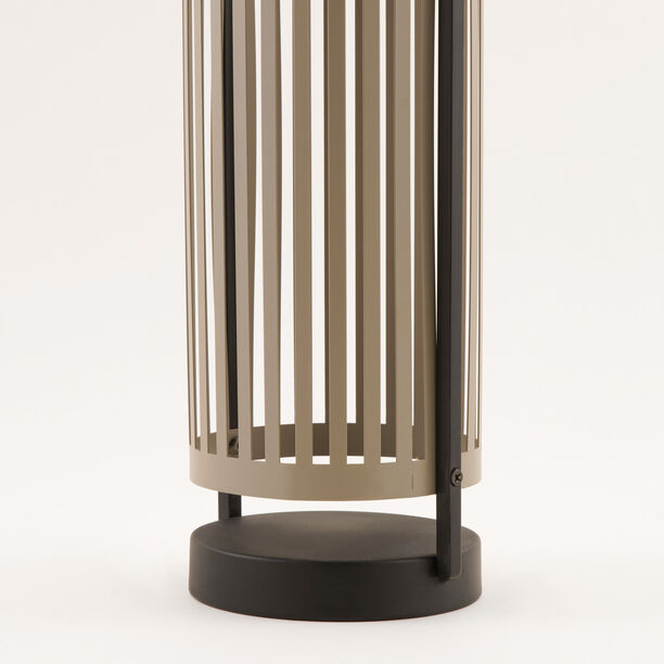 Homez metal solar lantern, grey 14.5*12.5*40cm image number 3