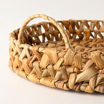 Dallaty Rattan Tray Round Shape 34*34*12Cm image number 1