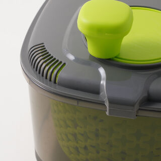 Alberto Plastic Salad Spinner, Green 4.2 Liter
