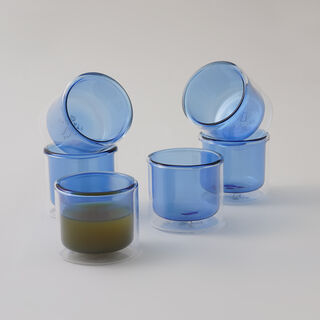 Rio 6pcs watercolour porcelain coffee set