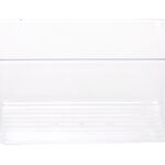 Transparent acrylic fridge storage basket 255*100*150mm image number 1