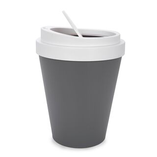Waste Bin With Swing Lid Grey 9L