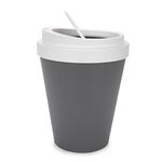 Waste Bin With Swing Lid Grey 9L image number 2