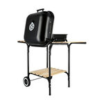 18" Square Trolly Grill In Black image number 7