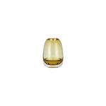 Glass Vase Amber Dia12Xht:18 Cm image number 1