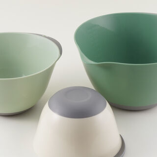 البرتو طقم أوعية خلط 3قطع بلاستيك، متعدد الألوان