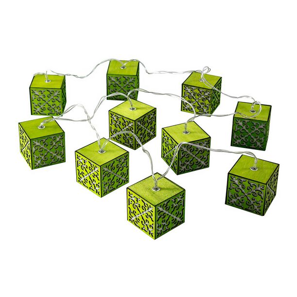 Chain Light String Led Square Shape Set 10 Pieces image number 0