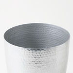 Homez aluminium waste basket, silver 20*20*24 cm image number 2