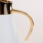 Dallaty steel vacuum flask white/gold 1L image number 2