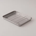 Alberto Stainless Steel Baking Tray With Grill 42*28*32Cm, Silver image number 0