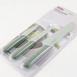 Alberto Stainless Steel Knife Set Green 17.3*2.7*37 Cm image number 1